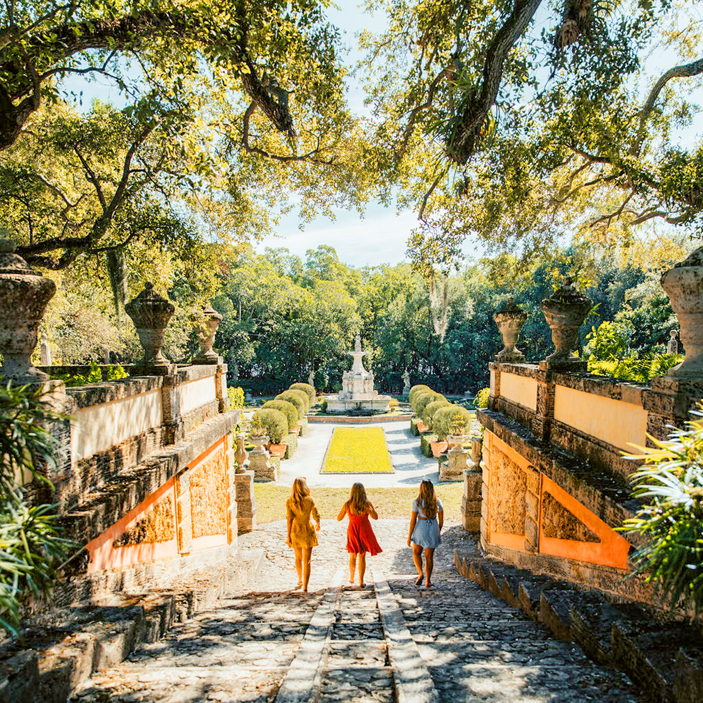 The grounds at Vizcaya Museums and Gardens